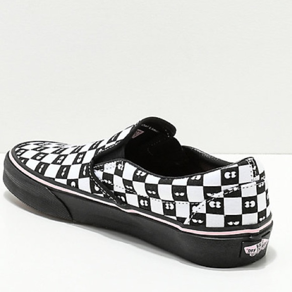 🌸👀Checkered Lazy Eye Vans 🌸! RARE 👀!! SOLD OUT - Picture 2 of 11
